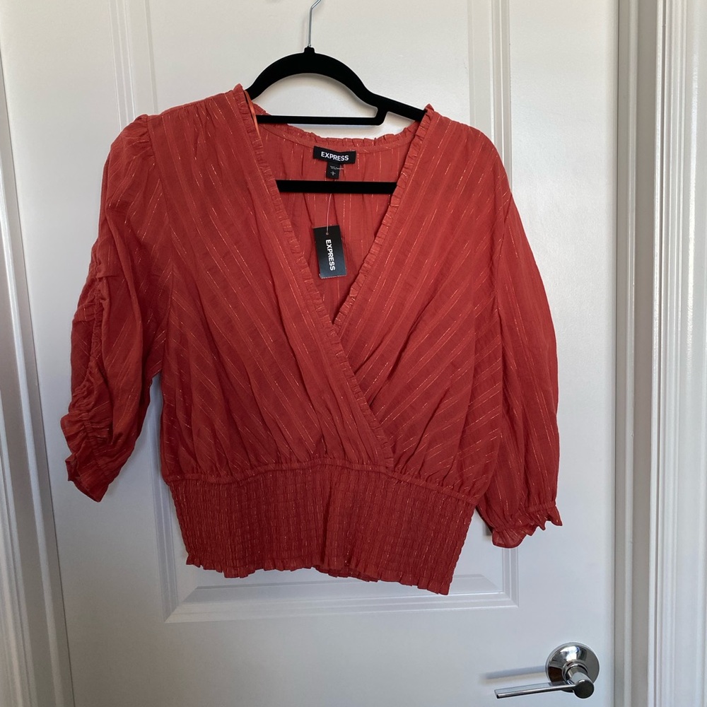 Express bohemian style shirt in size L. New, never used.